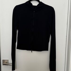 Nike Black Long Sleeve Zip-Up Jacket